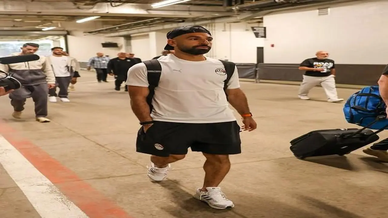 منتخب مصر يصل ملعب مواجهة البرازيل في كليفلاند